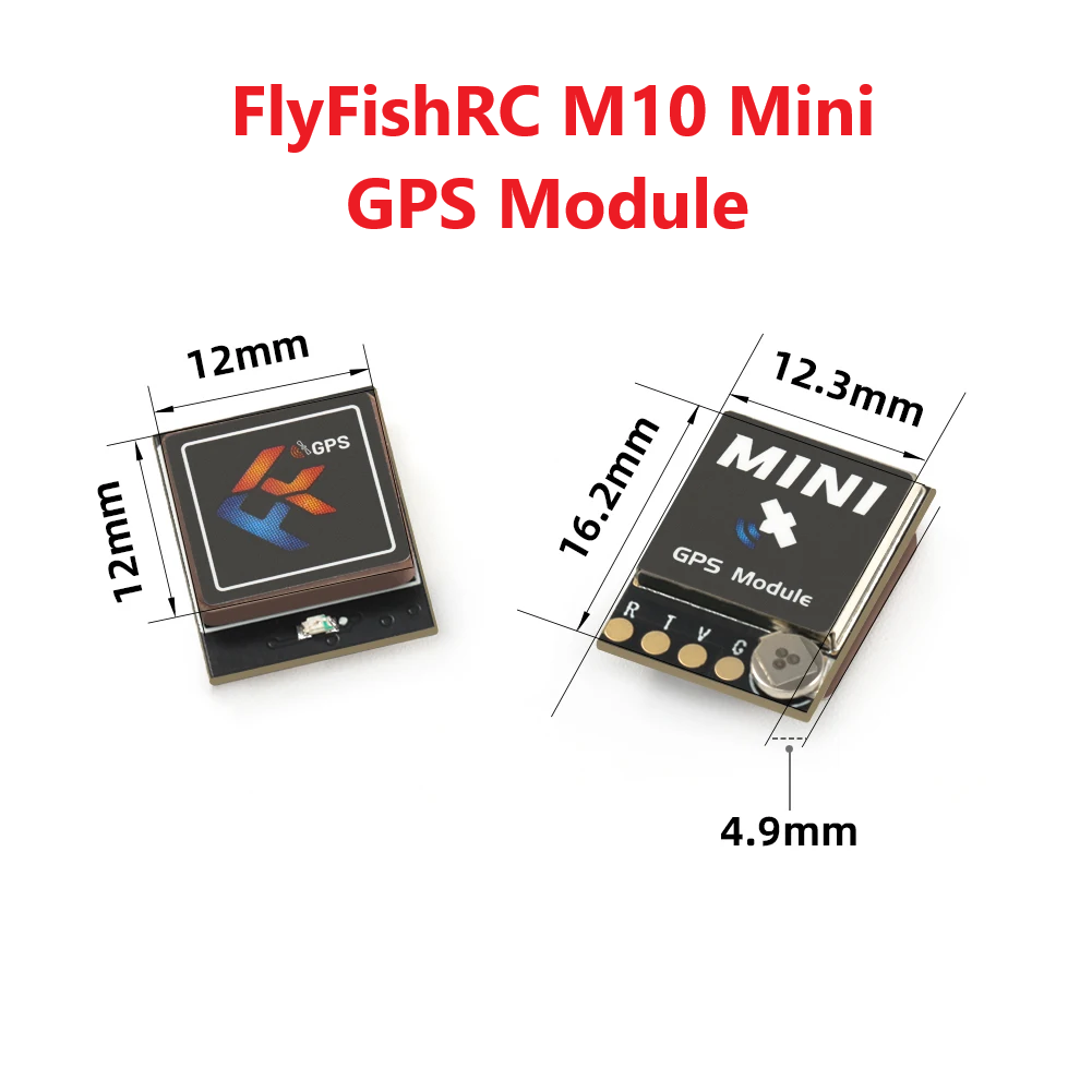 Drone Kit Long Range - FlyFishRC M10 Mini GPS Module 10th