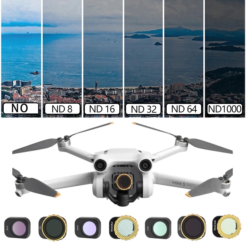 Drone Kit With Camera - Drone Filter For DJI Mini 3
