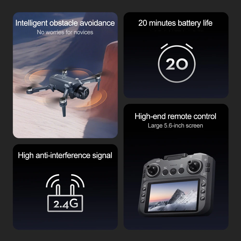 Lenovo V988 Large Screen Remot - đánh giá và giá Drone Kit Professional