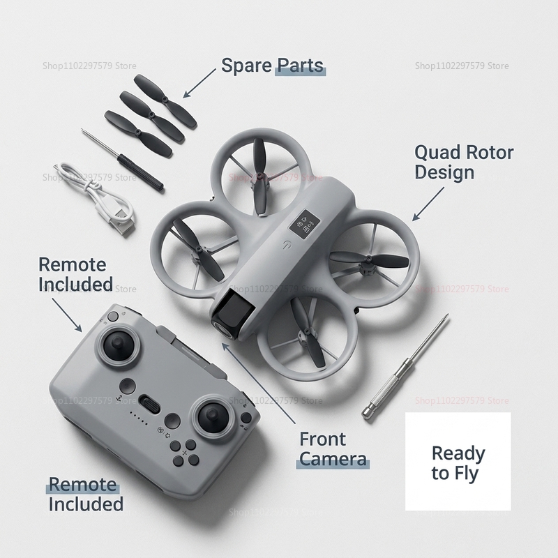 Mini Drone with 8K HD Camera F - đánh giá và giá Drone Kit Tricopter