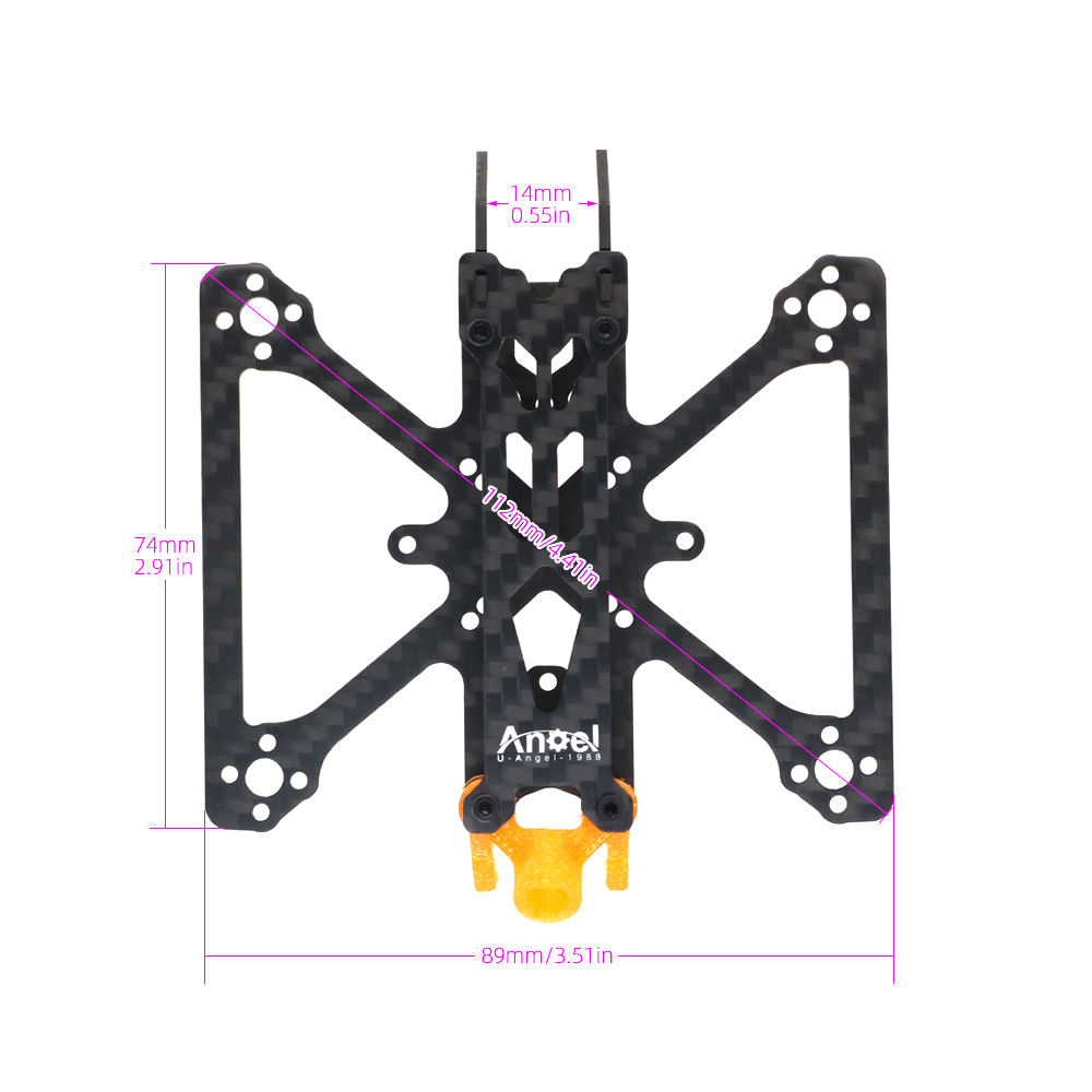 Angel20 Frame Kit 2 inch RC Dr - đánh giá và giá Drone Kit Build Yourself