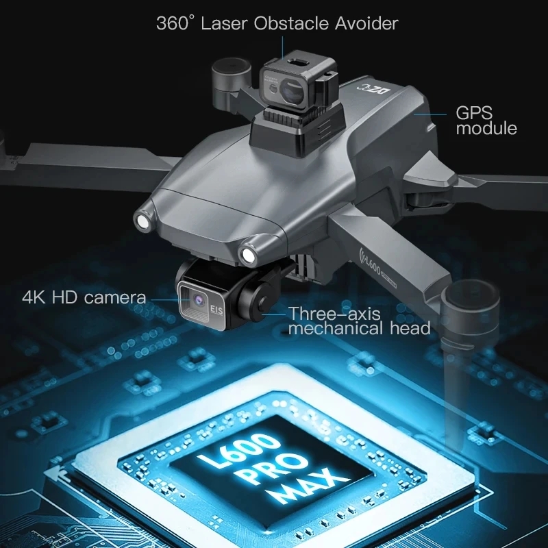 L600 PRO MAX GPS Drone Profess - đánh giá và giá Drone Kit Professional