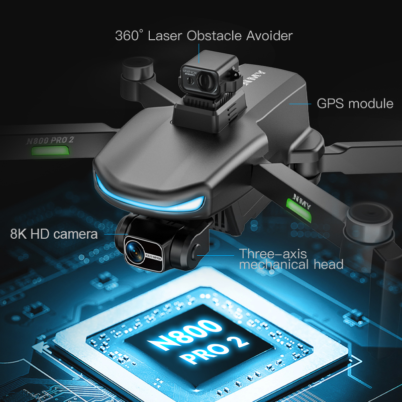 N800 PRO 2 GPS Drone Professio - đánh giá và giá Drone Kit Professional
