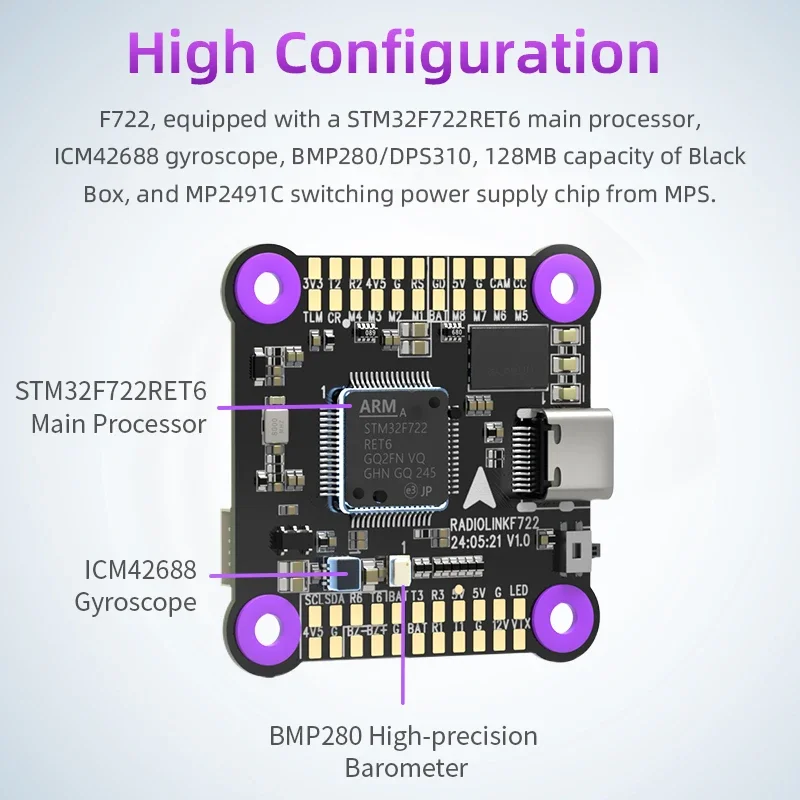 BoMaSRadiolink F722 Betaflight - đánh giá và giá Betaflight Fc F7