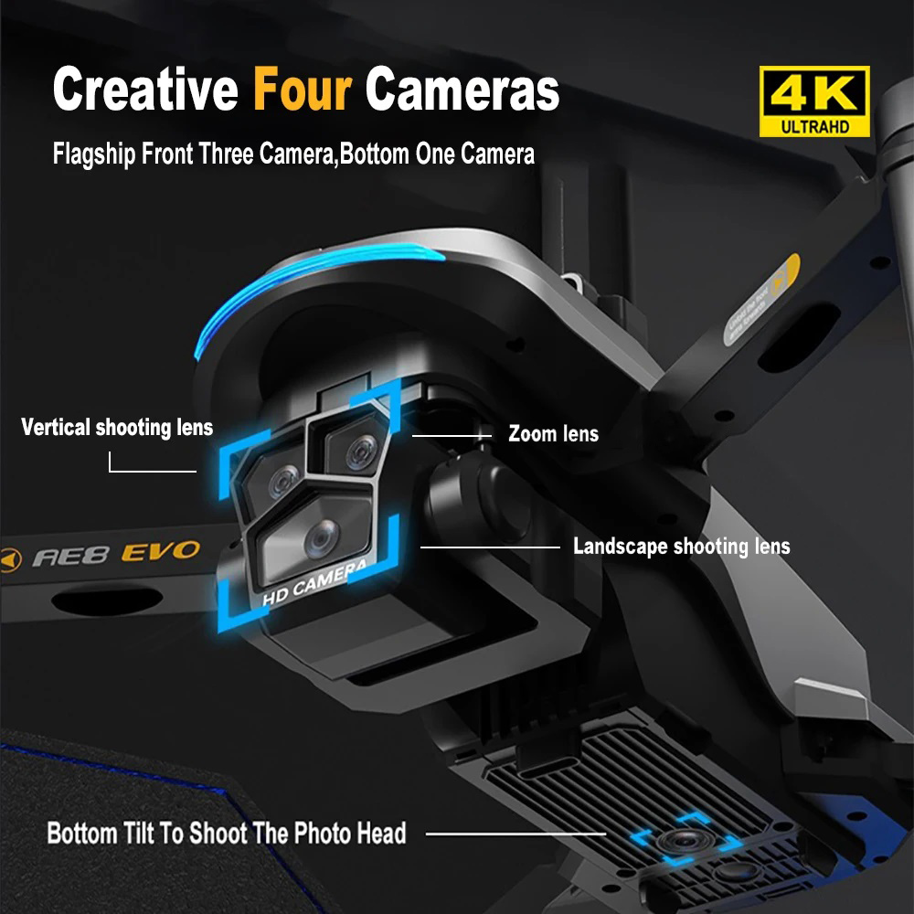AE8 EVO Drone GPS 8K Professio - đánh giá và giá Drone Kit Professional